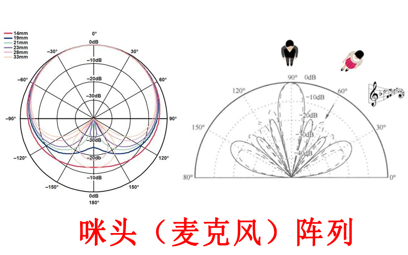 咪頭（麥克風）陣列展示圖