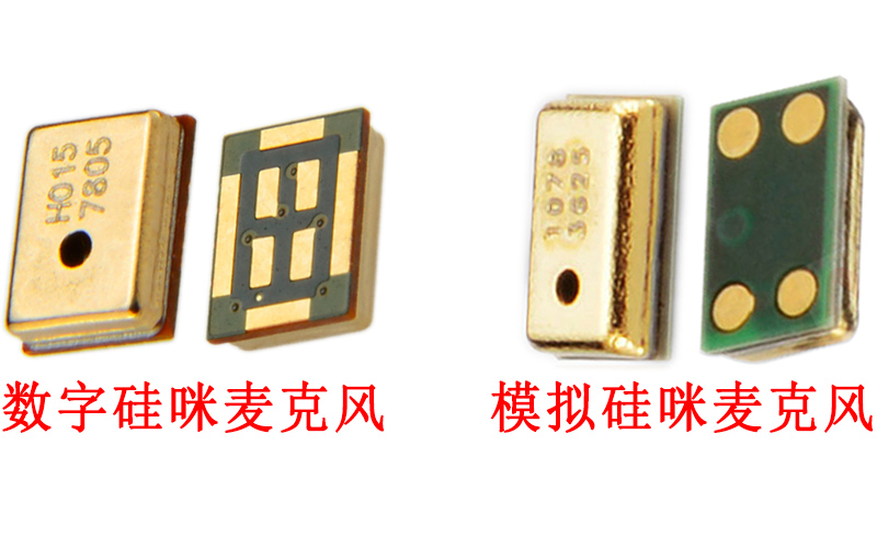 數字硅咪麥克風與模擬硅咪麥克風圖片展示