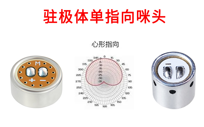 駐極體單指向咪頭展示圖